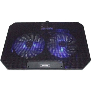 Alternative view of Andowl Βάση Ψύξης Laptop με Διπλούς Ανεμιστήρες LED Q-SR03 - Notebook Radiator