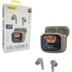 Andowl Ασύρματα Ακουστικά Με Θήκη Φόρτισης Και ANC Ai4 Bass - Wireless Earphones with Charging Case