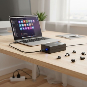 Alternative view of Andowl Φορτιστής Laptop Universal 120W με Αντάπτορες Q-A077 - Power Adapter