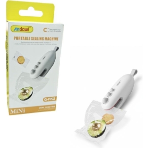Andowl Φορητή Συσκευή Θερμοκόλλησης Σακουλών Mini Q-FK2 - Portable Bag Sealing Machine