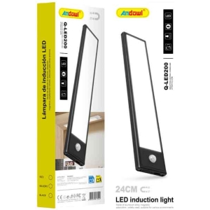 Andowl LED Φωτιστικό Ντουλαπιού με Αισθητήρα Κίνησης 24cm Q-LED200 - USB Rechargeable LED Induction Light