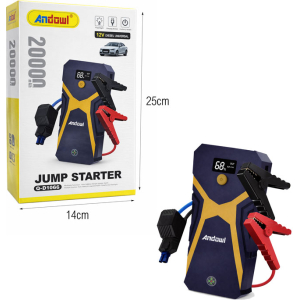 Alternative view of Andowl Φορητός Εκκινητής Μπαταρίας Αυτοκινήτου 12V Q-D1066 - Car Jump Starter
