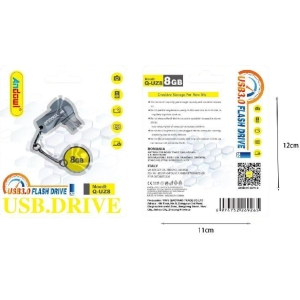 Andowl Στικάκι USB 3.0 Flash Drive 8GB Q-UZ8 - Flash Drive