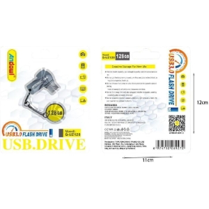 Andowl Στικάκι USB 3.0 Flash Drive 128GB Q-UZ128 - Flash Drive