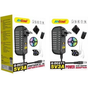 Andowl Universal Τροφοδοτικό 5V3A Q-DC271 - AC/DC Power Adapter