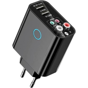 Andowl Ασύρματος Αναμεταδότης Ήχου Μπριζάκι Bluetooth K16 - Wireless Audio Adapter