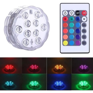 Alternative view of Andowl Φως Αδιάβροχο 10 LED RGB με Χειριστήριο Q-LED95 - LED RGB Diving Light