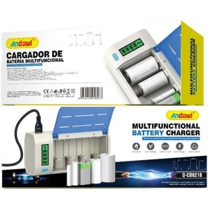 Andowl Φορτιστής μπαταριών πολλαπλών λειτουργιών Q-CD2818 - Multifunctional Battery Charger