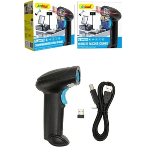 Andowl Scanner Χειρός Ασύρματο με Δυνατότητα Ανάγνωσης 2D και QR Barcodes Q-SM55B - Wireless Barcode Scanner