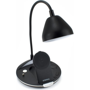 Andowl Φωτιστικό Γραφείου LED με Ασύρματη Βάση Φόρτισης Κινητού Q-CD506 - 5in1 Wireless Charger Foldable Lamp