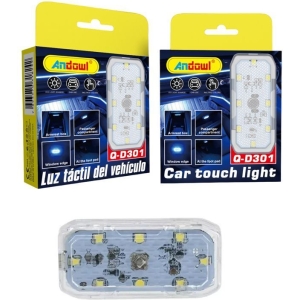 Andowl Διακοσμητικό φωτιστικό LED αφής λευκού φωτισμού για αυτοκίνητο Q-D301- Car touch light