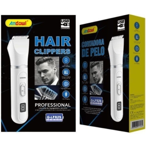 Andowl Επαναφορτιζόμενη Κουρευτική Μηχανή Q-LF829- Hair clipper Q-LF829