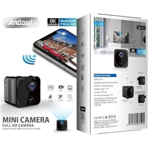 Andowl 8K Ultra HD Κάμερα Q-S9 - Mini Full HD Camera