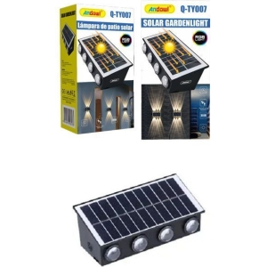 Andowl Επιτοίχιος Ηλιακός Προβολέας RGB με 8LED Q-TY007 - Solar Gardenlight Q-TY007