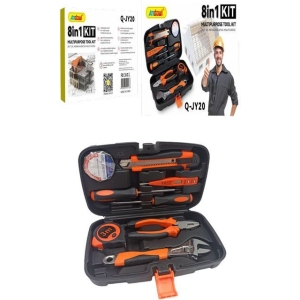 Andowl Κιτ εργαλείων 8 τεμάχια και με θήκη μεταφοράς Q-JY20 - Multipurpose Tool Kit