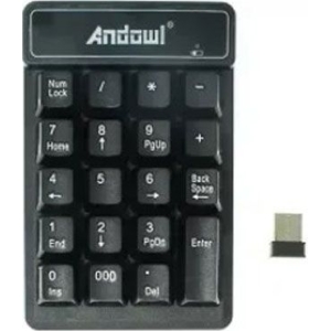 Alternative view of Andowl Ασύρματο Αριθμητικό Πληκτρολόγιο Q-811 – Wireless Number Keyboard