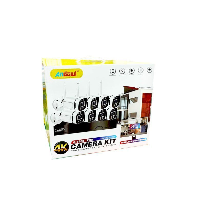 Andowl Ολοκληρωμένο Σύστημα CCTV με 8 Κάμερες 4K Q-S888 PRO - Camera Kit - Image 3
