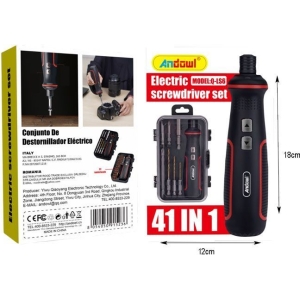 Alternative view of Andowl Ηλεκτρικό Σετ Κατσαβιδιών 41 σε 1 Q-LS6 - Screwdriver Set