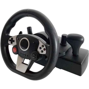 Alternative view of Andowl G8 Τιμονιέρα με Μοχλό Ταχυτήτων και Πετάλια για PC/PS2/PS3/Xboxone/Xbox360 - Racing Game Steering Wheel