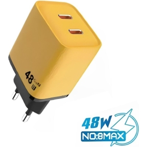 Alternative view of Andowl Φορτιστής Χωρίς Καλώδιο με 2 Θύρες USB-C 48W 8MAX - Fast charger