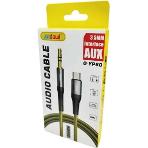 Andowl Καλώδιο ήχου Type-c σε AUX 3.5mm Q-YP60 - Audio Cable