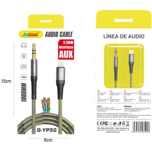 Alternative view of Andowl Καλώδιο ήχου Lightning σε AUX 3.5mm Q-YP50 - Audio Cable