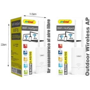 Alternative view of Andowl Ασύρματο Router Wi‑Fi HotSpot - WiFi Outdoor Wireless AP