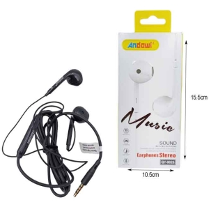 Alternative view of Andowl Ενσύρματα Ακουστικά με Σύνδεση Βύσμα AUX 3.5mm QY-9026 -  Earphone