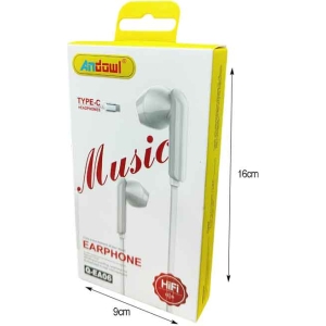 Alternative view of Andowl Ενσύρματα Ακουστικά με βύσμα Type-C  Q-EA06 - Earphone