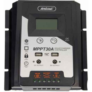 Alternative view of Andowl Ρυθμιστής φόρτισης φωτοβολταϊκών 50Amber MPPT 30A - Solar Charge Controller