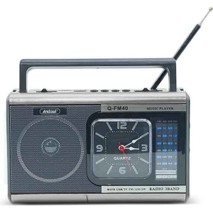 Andowl  Φορητό Ραδιόφωνο Μπαταρίας με USB Q-FM40 - Radio