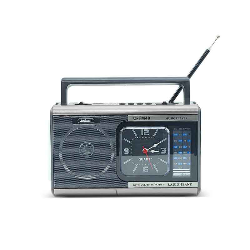 Andowl Φορητό Ραδιόφωνο Μπαταρίας με USB Q-FM40 - Radio