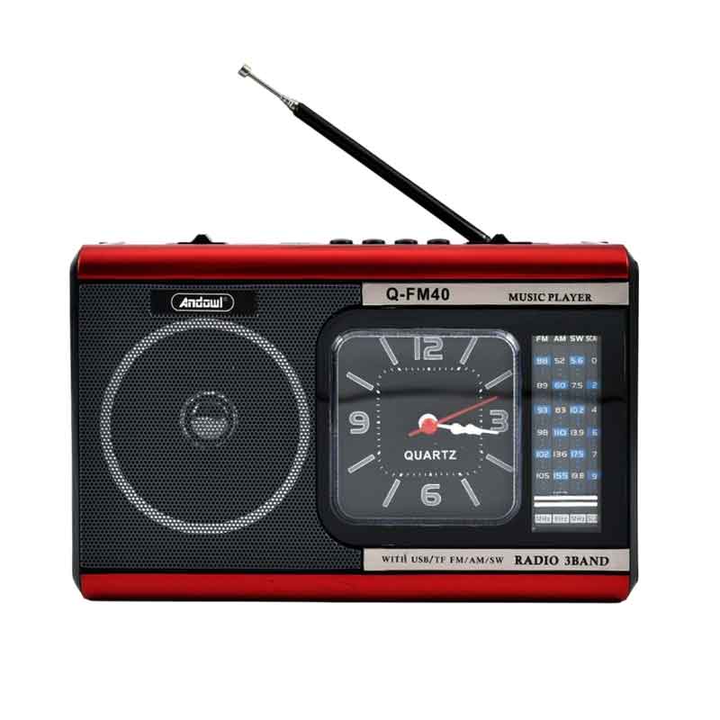 Andowl Φορητό Ραδιόφωνο Μπαταρίας με USB Q-FM40 - Radio - Image 5