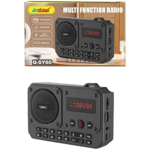 Andowl Επαναφορτιζόμενο Ψηφιακό Ραδιόφωνο Q-SY60 - Multi Function Radio