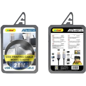 Andowl Καλώδιο Εκτυπωτή 2Μ Q-HD713 - USB Printing Cable