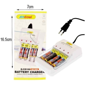 Alternative view of Andowl Φορτιστής μπαταρίας Ni-MH Μεγέθους AA/AAA Q-CD100  - Battery charger