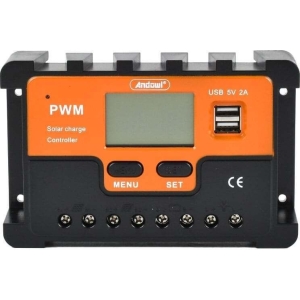 Alternative view of Andowl Ρυθμιστής Φόρτισης PWM 24V 65A Q-KZ65 - Solar Charge Controlle