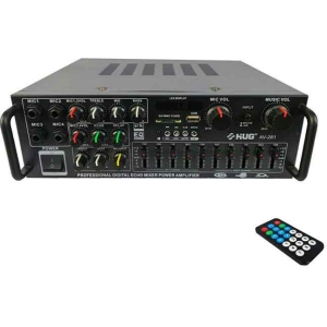 Alternative view of Andowl Ενισχυτής ήχου 2X150W Karaoke FM / Bluetooth / MP3 / Usb / Bluetooth Q-GF999 - Karaoke Reverberation Power Amplifier