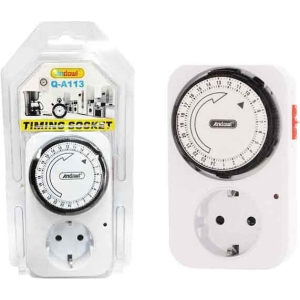 Andowl Μηχανικός Χρονοδιακόπτης Πρίζας Ημερήσιος Q-A113 - Timing Socket