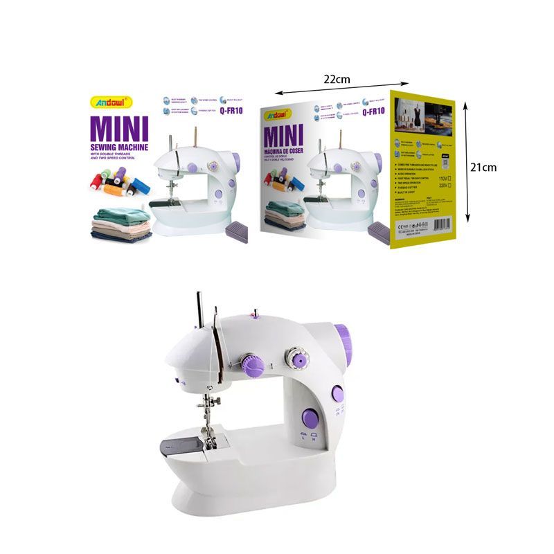 Andowl Φορητή μίνι ραπτομηχανή ρούχων Q-FR10 - Mini Sewing Machine - Image 4