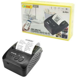 Andowl Θερμικός Εκτυπωτής Αποδείξεων Φορητός Bluetooth Q-PO1 - Thermal Printer Wireless