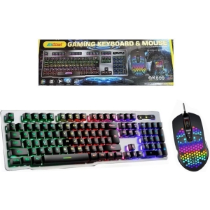 Andowl QK809 Πληκτρολόγιο & Ποντίκι LED - Gaming Keyboard & Mouse