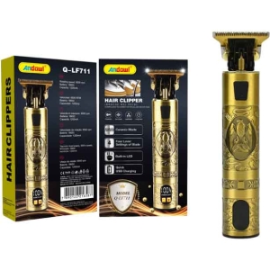 Andowl Επαναφορτιζόμενη Κουρευτική Μηχανή Χρυσή Q-LF711  - Hair clipper