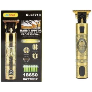 Andowl Επαναφορτιζόμενη Κουρευτική Μηχανή Χρυσή Q-LF713  - Hair clipper
