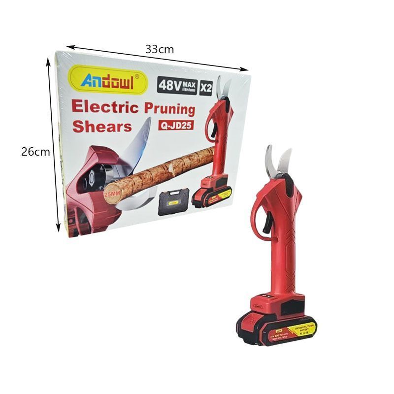 Andowl Ηλεκτρικό Κλαδευτήρι Μπαταρίας 48V Q-JD25 - Electric Pruning Shears - Image 3