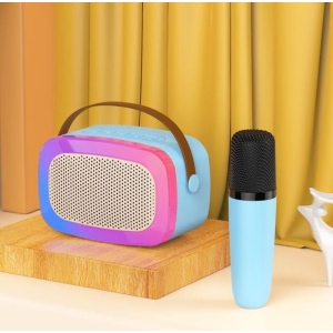 Ksong Artifact Karaoke-V66 Φορητό Ηχείο με Μικρόφωνο για Καραόκε - Karaoke Music Speaker 5W