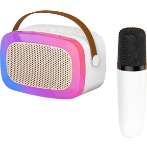 Ksong Artifact Karaoke-V66 Φορητό Ηχείο με Μικρόφωνο για Καραόκε - Karaoke Music Speaker 5W