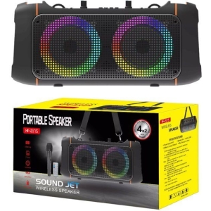 Φορητό Ηχείο Bluetooth με Μικρόφωνο & Τηλεχειριστήριο HF-2175 - Portable Speaker Sound Jet TF Wireless Bluetooth