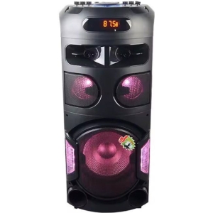 Alternative view of Επαναφορτιζόμενο Ηχείο Bluetooth με Μικρόφωνο,Τηλεχειριστήριο και LED Φως MT-1209 - Bluetooth Speaker
