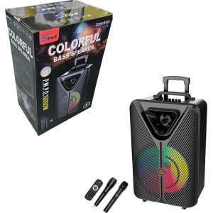 Sing-e Φορητό Ηχείο Karaoke Με Πολύχρωμο Φωτισμό LED 40W ZQS15123 - Colorful Bass Speaker